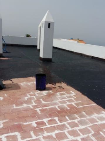 Impermeabilizaciones Nimpercris S.L. tejado con chimenea