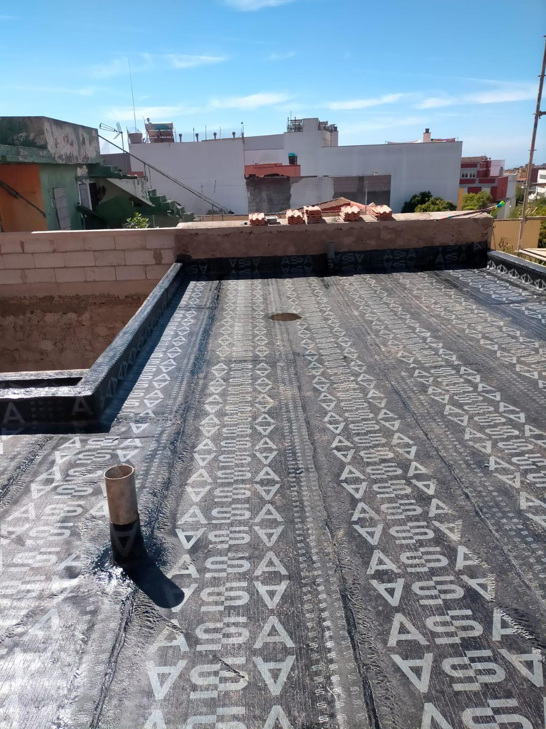 impermeabilización de un tejado
